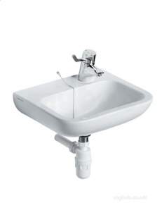 Armitage Shanks Commercial Sanitaryware -  Armitage Shanks Portman 21 Basin 40cm White Of Plus Chn 2th S231701