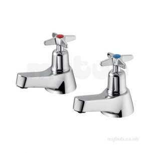 Ideal Standard Brassware -  Armitage Shanks Sandringham 21 B9876 X Top Bath Taps Cp B9876aa