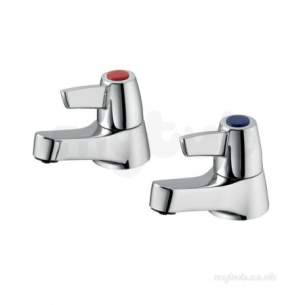 Ideal Standard Brassware -  Armitage Shanks Sandringham 21 B9881 Lever Basin Taps Cp B9881aa