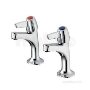 Ideal Standard Brassware -  Sandringham 21 B9885 Lvr H/neck Sink Taps Cp