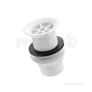 Armitage Grips Levers and Wastes -  Armitage Shanks S8811 1.25 Inch Plastic Strainer Waste White S881101