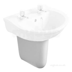 Armitage Entry Level Sanitaryware -  Armitage Shanks Universal S2940 Semi Pedestal White