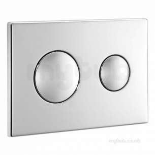 Ideal Standard Commercial Sanitaryware -  Ideal Standard E4437 Contemporary Flushplate Chrome Plated E4437aa