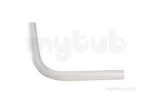 Miscellaneous Cistern Accessories -  Masefield Epson Standard Low Level Flushpipe 14inch X 9inch White