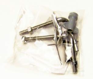 Plumb Center Wc Seat Accessories -  Center Brand Fcs11ss Stainless Steel Cranked Seat Hinge