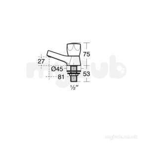 Ideal Standard Brassware -  Ideal Standard Sandringham 21 B0356 Eco Basin Pillar Taps Cp B0356aa