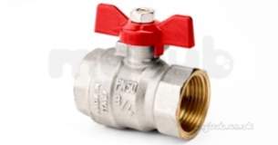 Zilmet Expansion Vessels -  Inta Butterfly Handle Ball Vve 1/2 Red Bbv0989050r