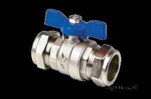 Zilmet Expansion Vessels -  Inta Butterfly Handle Ball Vve 15mm Blue Bbv209315b