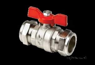 Zilmet Expansion Vessels -  Inta Butterfly Handle Ball Vve 22mm Red Bbv209322r