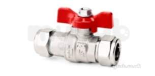 Zilmet Expansion Vessels -  Inta Ball Valve With Check 28mm Red Tee Bbvck209528r