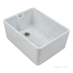 Twyfords Commercial Sanitaryware -  Belfast Sink 760x455x255 Plain Fc1301 White