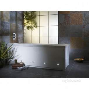 Roper Rhodes Bath Panels -  Porto Front Panel 1700 With Led White