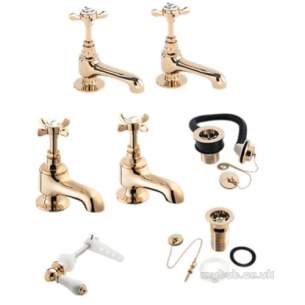 Deva Brassware -  Deva Bp32 Coronation Bath Pillar Pack Cp