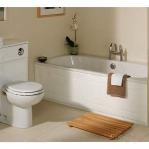 Roper Rhodes Bath Panels -  Valencia Bp604 800mm End Panel High G/wh