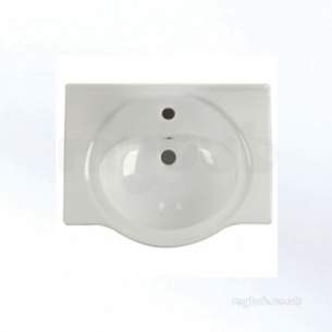 Roper Rhodes Basins -  Valencia/n England 550mm Basin White