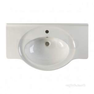 Roper Rhodes Basins -  Valencia/n England 860mm Basin White