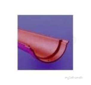 Alumasc Painted Cast Iron Hr Gutter -  5 Inch X 6ft Beaded Half Round Gutter