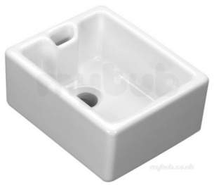 Shaws Fireclay -  595x460x255 Metric Belfast Sink White