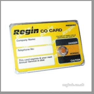 Regin Products -  Regin Regc01 Co Card And Service Reminder