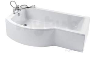 Ideal Standard Concept Acrylics -  Concept 1700x700 No Tap Holes Left Hand Std Shower Bath E731601