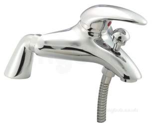 Deva Brassware -  Deva Elan Single Lvr Bath/shower Mixer And Kit Cp