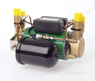 Salamander Shower Pumps -  Force Shower Pump Brass End Universal Single Water Supply At 3.0 Bar
