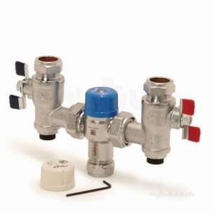 Pegler Thermostatic Mixing Valves -  22mm Bulldog Ilc Tmv3 And 2 With Av