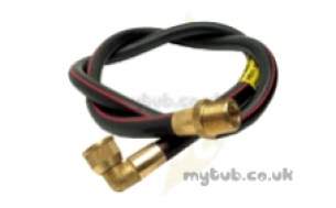 Cooker Hoses Catering Spares -  Cooker Hose 4 X 3-8inch Domestic Lpg