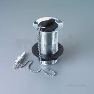 Waste Fittings and Accessories -  Cme Wbk01w Solid Basin Waste Chrome Plated 1.25 Inch