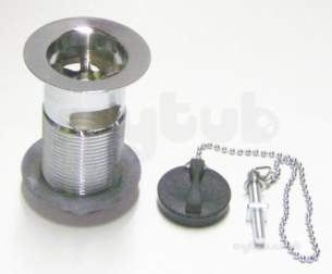 Waste Fittings and Accessories -  Cme Wbk74w Slotted Basin Waste Chrome Plated 1.25 Inch