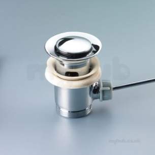 Waste Fittings and Accessories -  Cme Wbp01w Basin Pop-up Waste Waste Chrome Plated 1.25 Inch