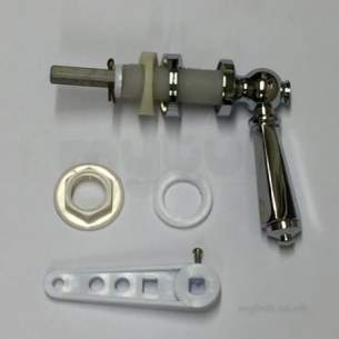 Twyfords Grips Levers and Wastes -  Astoria Qe2001 Cstn Lvr For Qe2610 Chrome Plated Qe2001wh