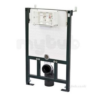 Francis Pegler Wall Frames -  Pegler Yorkshire 4p9009 Black Perfecta 866 Mm Concealed Wc Frame With Cistern