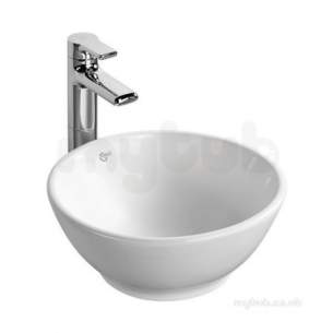 Ideal Standard Vanity Basins -  Ideal Standard Strada K0819 O Vsl Basin 38x38 Wht No Tap Holes Of