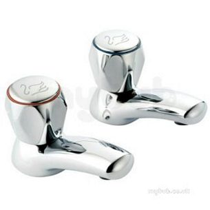 Swan Brassware -  Swan Standard Bath Pillars 3/4 Inch Chrome Plated