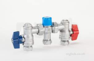 Pegler Thermostatic Mixing Valves -  Pegler 22mm Bulldog Ua Tmv3/2 Valve