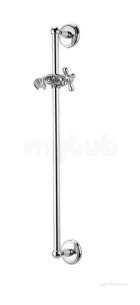 Center Shower Accessories -  Center Brand C04826 Chrome Shower Riser Rail