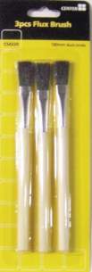 Own Brand Blister Packs -  Center Brand Udc/54/220 Oak Flux Brushes Set Of 3
