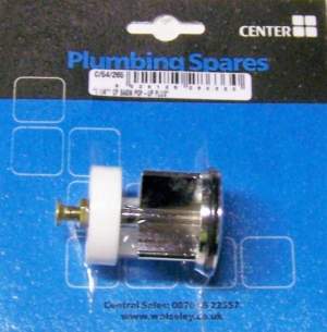 Own Brand Blister Packs -  Center Brand Udc/54/265 Chrome Pop Up Basin Waste Plug 1-1/4