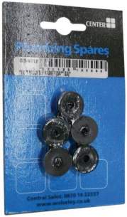 Own Brand Blister Packs -  Center Brand Udc/54/012 Black 19 Mm Ball Valve Pack Set Of 5