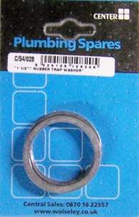 Cb Blister Packs -  Center Brand Udc/54/028 Na 38 Mm Rubber Trap Washers Set Of 5