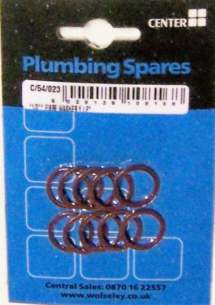 Own Brand Blister Packs -  Center Brand Udc/54/023 Na 13 Mm Fibre Washer Set Of 10