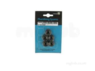 Own Brand Blister Packs -  Center Brand Udc/54/020 Black 19 Mm Tap Washer 10 Pack