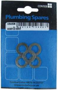 Cb Blister Packs -  Center Brand Udc/54/036 Na Shower Hose Washers Set Of 5