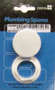 Own Brand Blister Packs -  Cb Tap Hole Stopper Each White Udc/54/009