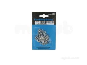 Own Brand Blister Packs -  Center Brand Udc/54/094 Chrome Modern Oval Link Chain 457 Mm