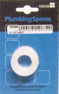 Cb Blister Packs -  Center Brand Udc/54/050 Na 25.4 Mm Poly Washer Set Of 10