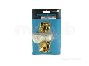 Own Brand Blister Packs -  Center Brand Udc/54/097 Gold Wooden Wc Seat Hinges