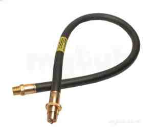 Domestic Cooker Hoses and Connections -  3ft Gas Cooker Hose Bayonet End 03 3bg/1