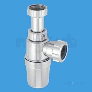 Mcalpine Metalic Traps and Waste -  Ce31a 1.25 Inch Adj Bottle Trap Chrome